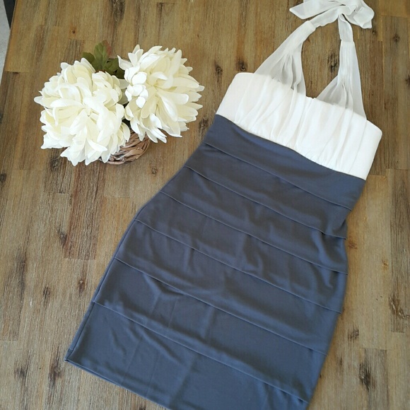 Dresses & Skirts - Party halter mini dress, size M